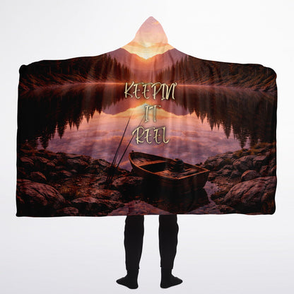Keepin' it reel - Hooded Blanket