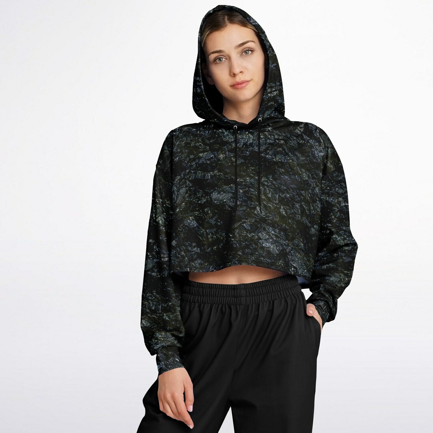 Earth Mass - Crop Hoodie