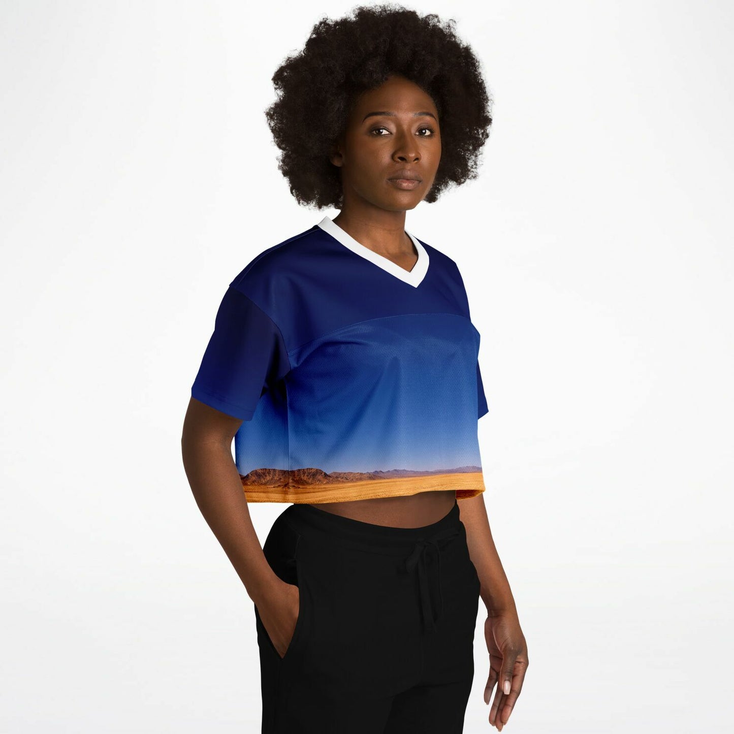 Deep Sky - Athletic Crop Top