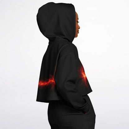 Plasma Flare - Crop Hoodie