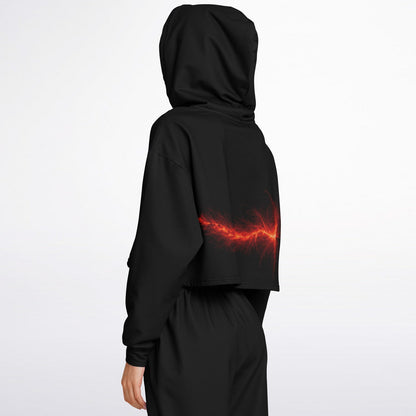 Plasma Flare - Crop Hoodie
