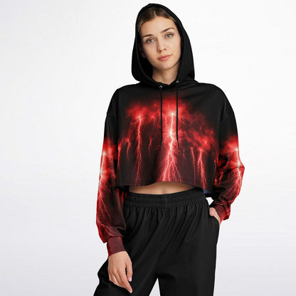 Lightning Sprites - Crop Hoodie