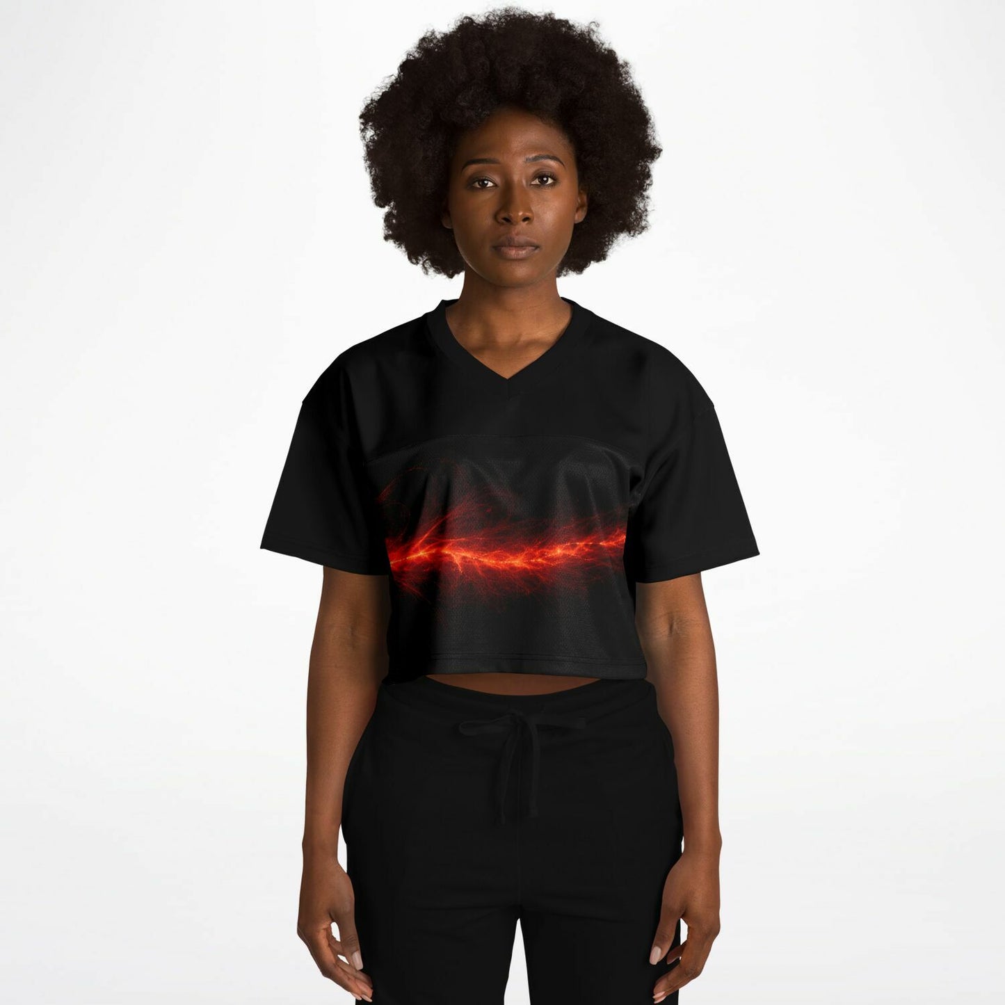 Plasma Flare - Athletic Crop Top
