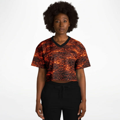 Ancient Sunlight - Athletic Crop Top