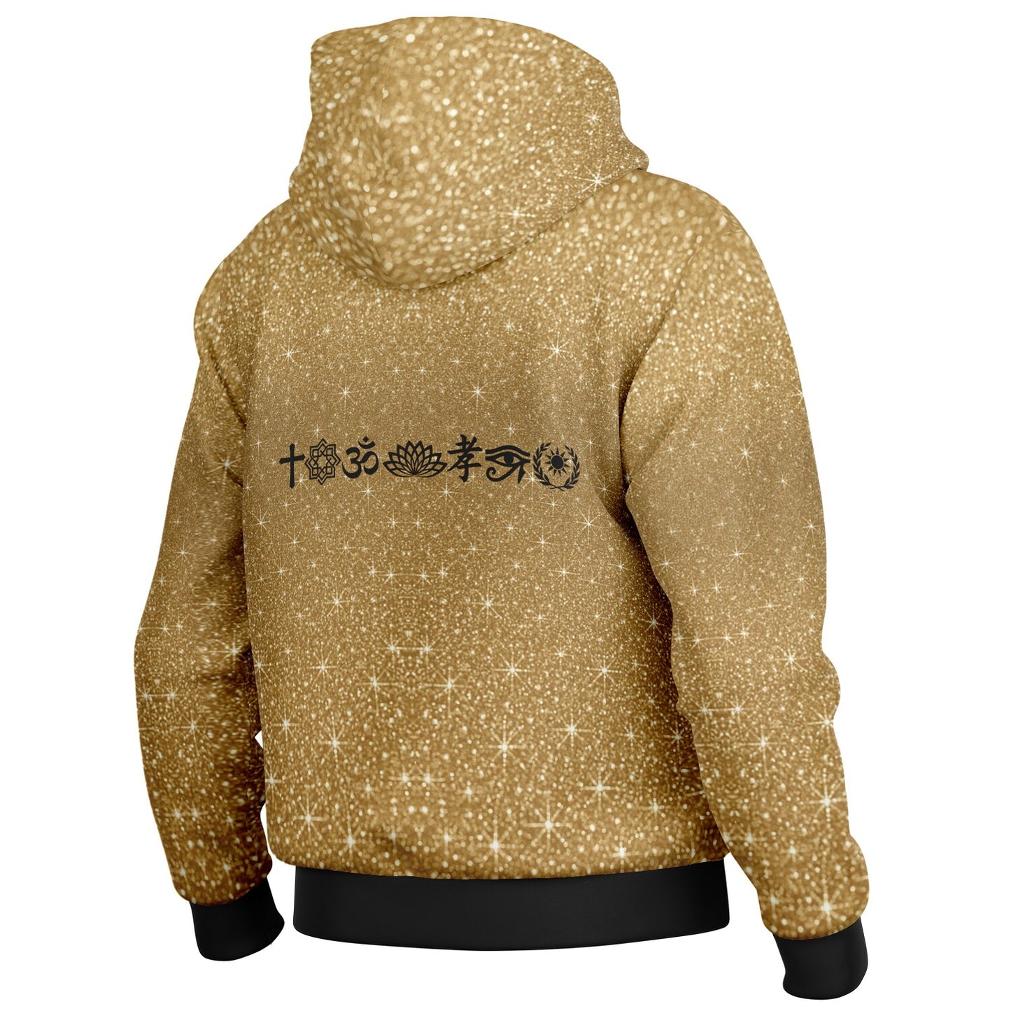 Ancient Wisdom - Button Hoodie (gold)