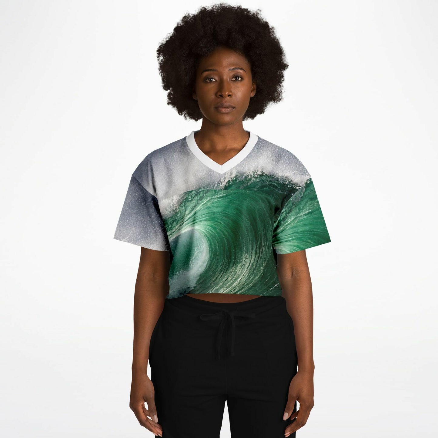 Wave Filter - Athletic Crop Top