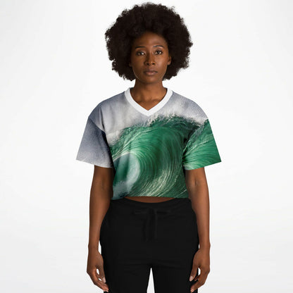 Wave Filter - Athletic Crop Top