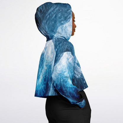 Glacial Core - Crop Hoodie