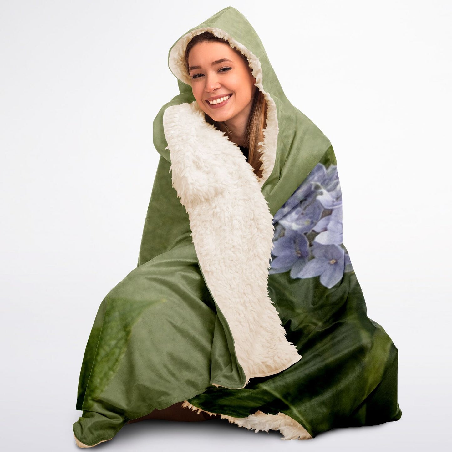Hydrangea - Hooded Blanket