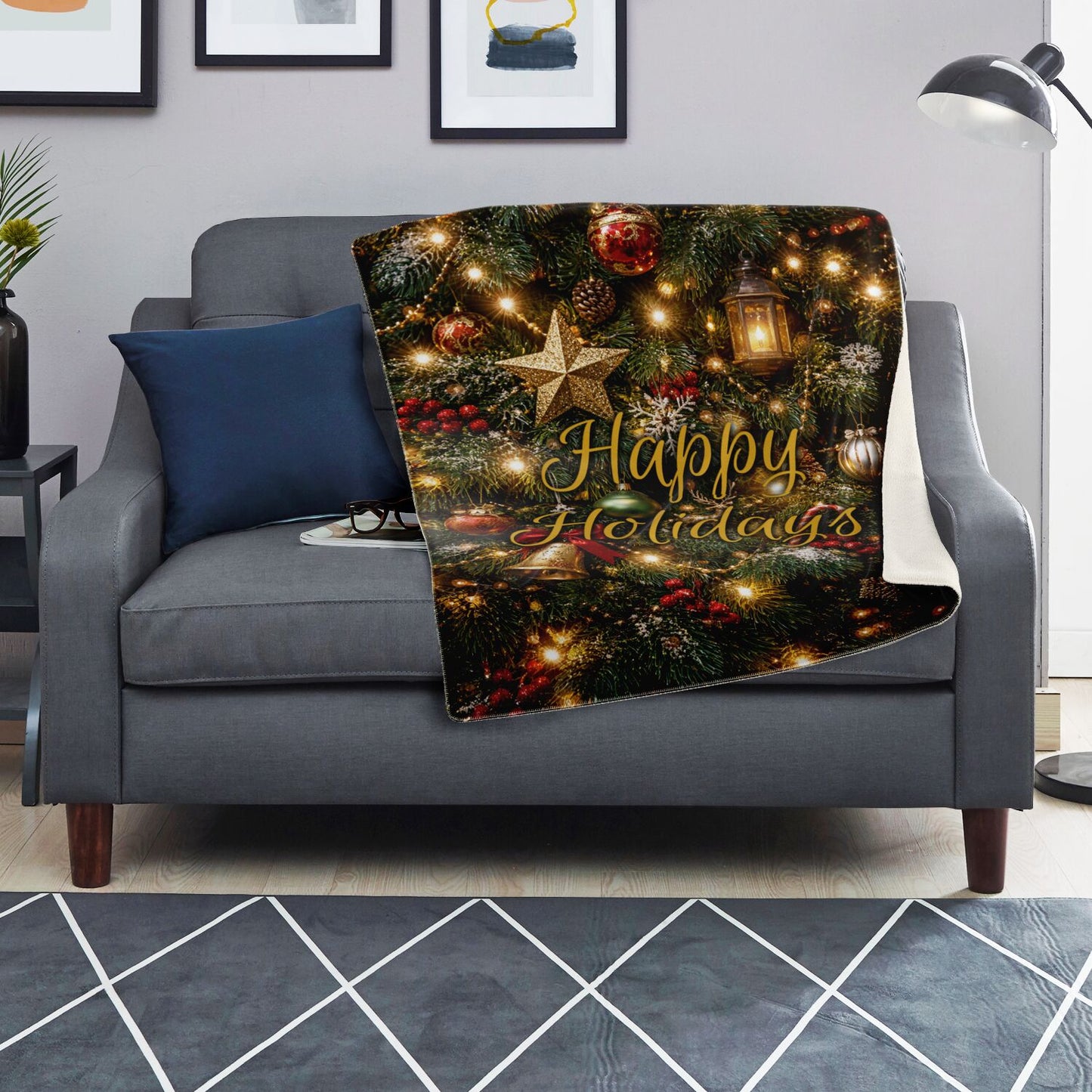 Happy Holidays - Premium Decoration Blanket