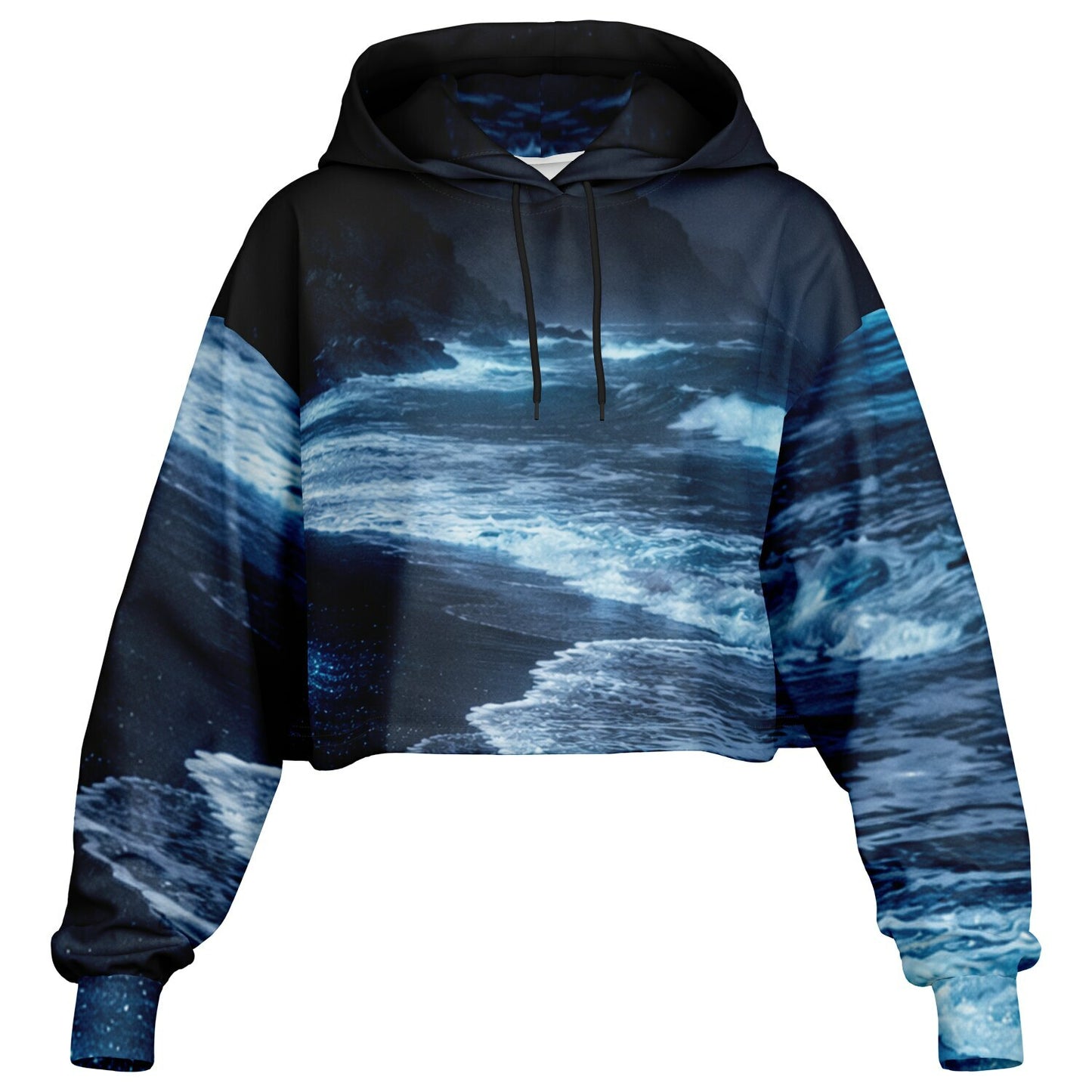 Lucent Tide - Crop Hoodie
