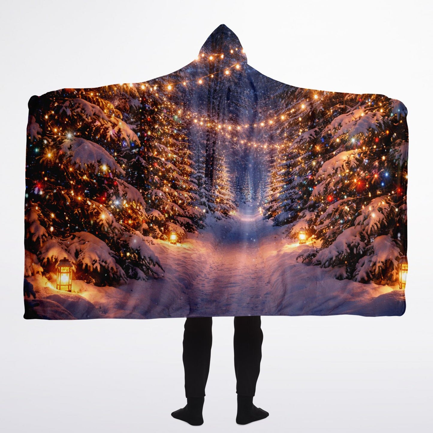 Winter Cheer - Hooded Blanket