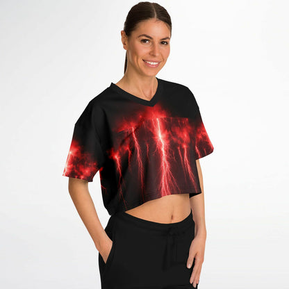 Lightning Sprites - Athletic Crop Top