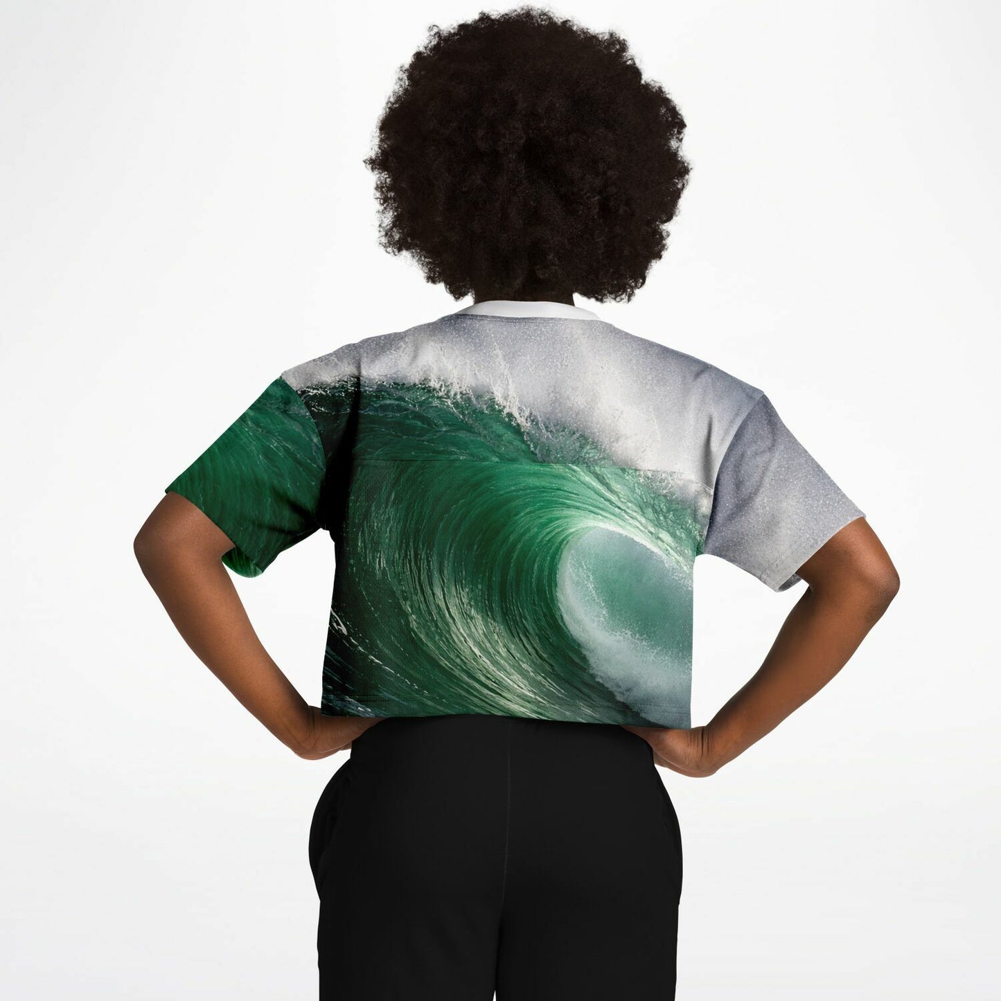 Wave Filter - Athletic Crop Top