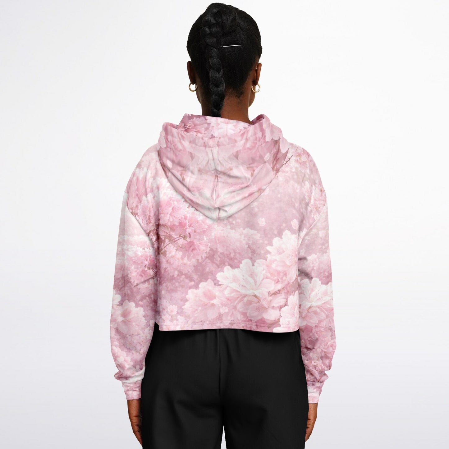 Flower Garden - Crop Hoodie