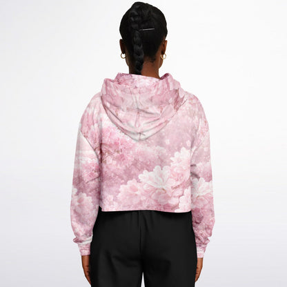 Flower Garden - Crop Hoodie