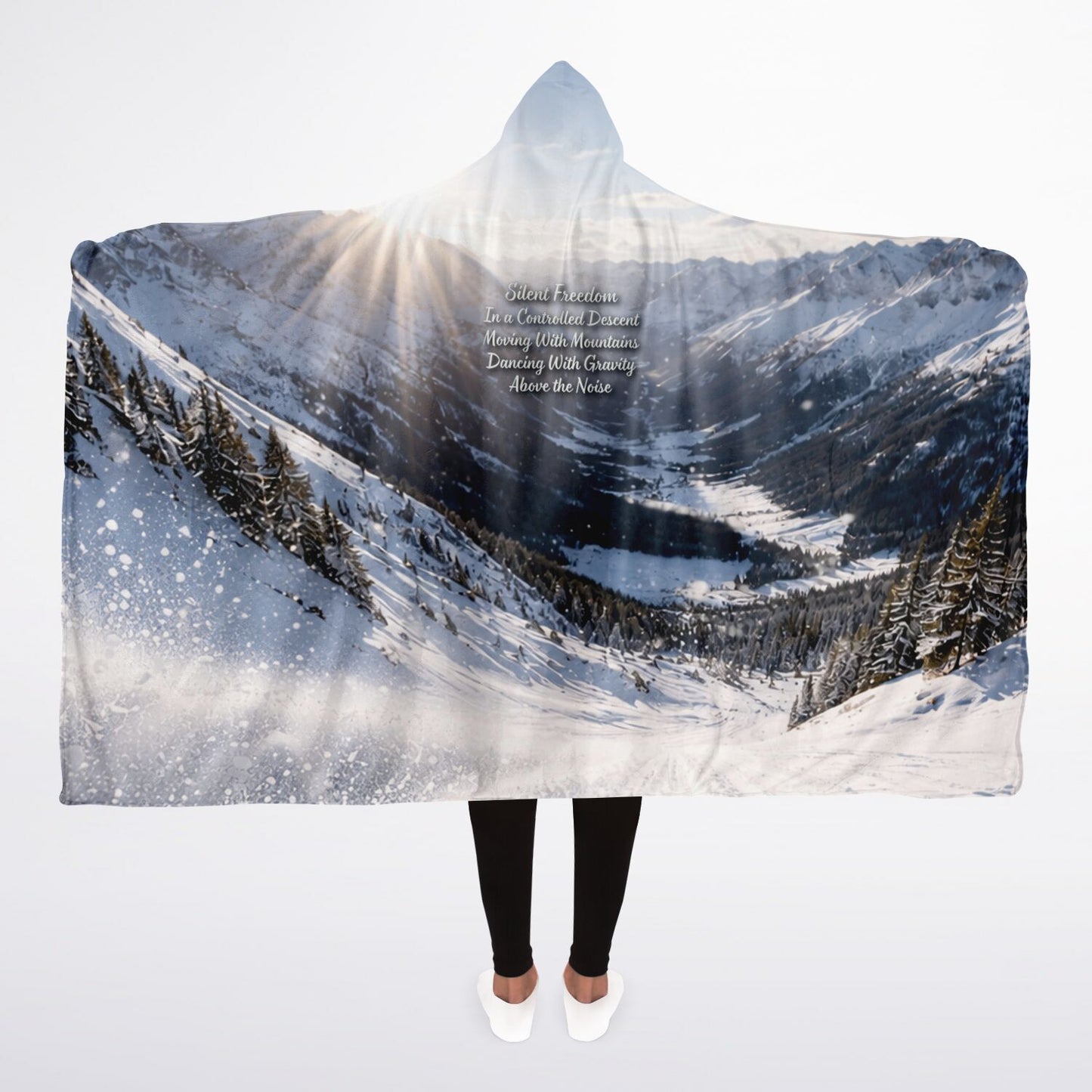 Silent freedom - Hooded Blanket