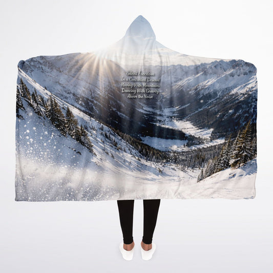 Silent freedom - Hooded Blanket