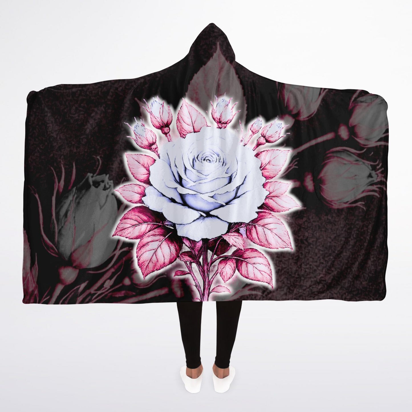 Rose - Hooded Blanket