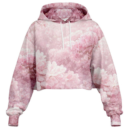 Flower Garden - Crop Hoodie