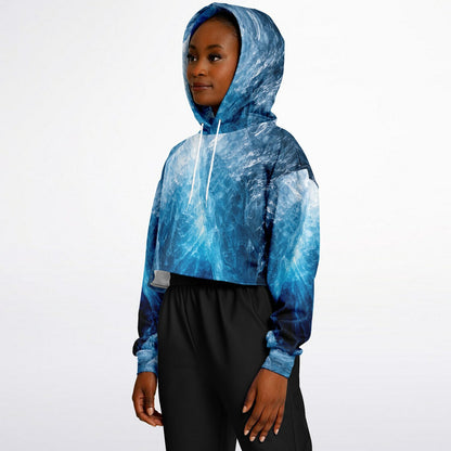 Glacial Core - Crop Hoodie