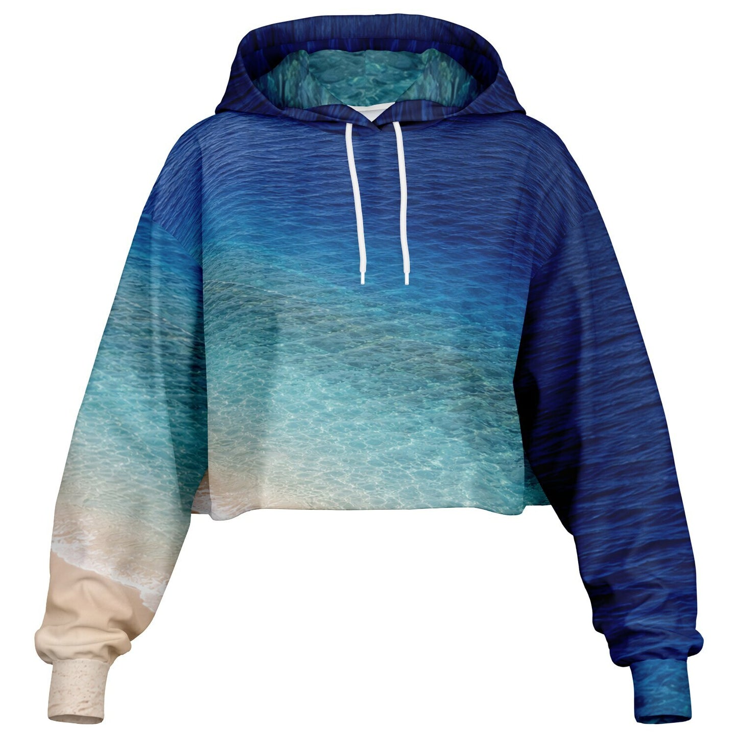 Coastal Shelf - Crop Hoodie