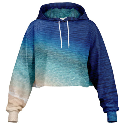 Coastal Shelf - Crop Hoodie