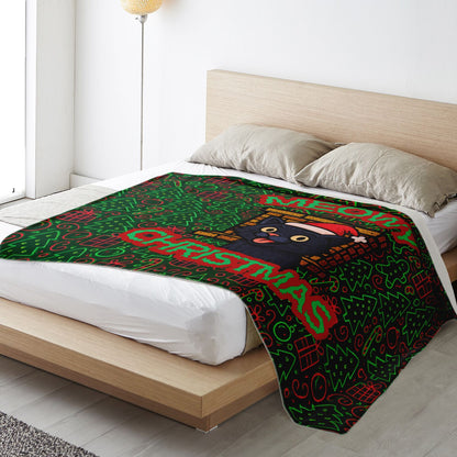 Meowy Christmas - Premium Decoration Blanket