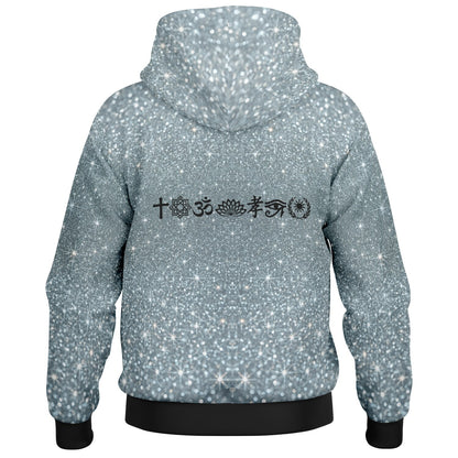 Ancient Wisdom - Button Hoodie (platinum)