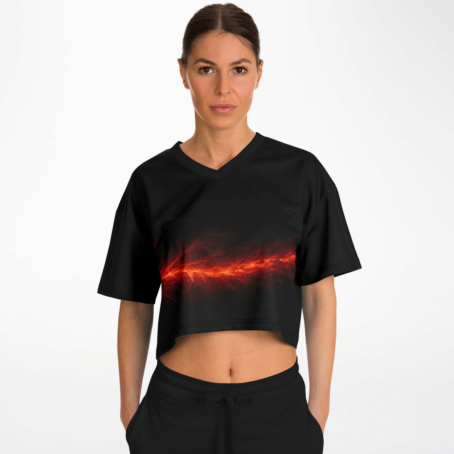 Plasma Flare - Athletic Crop Top