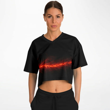 Plasma Flare - Athletic Crop Top
