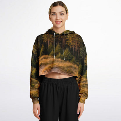 Dune Forest - Crop Hoodie