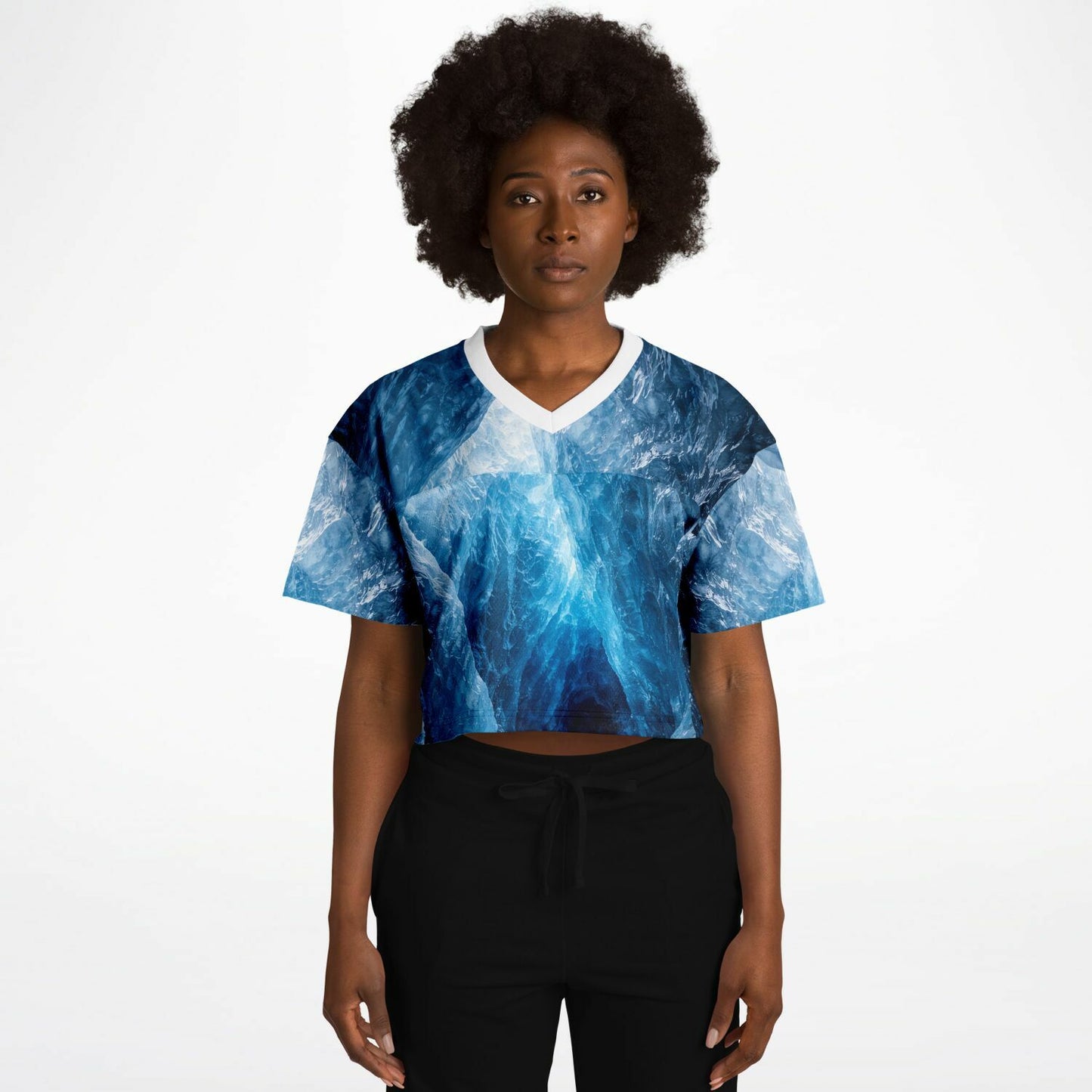 Glacial Core - Athletic Crop Top