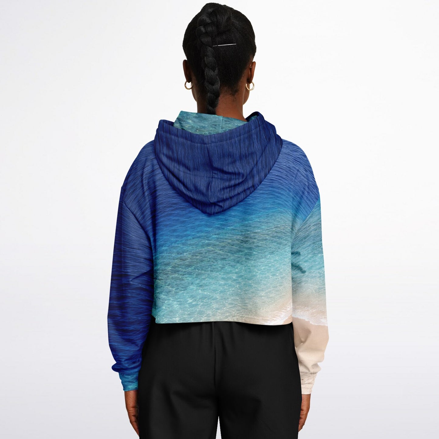 Coastal Shelf - Crop Hoodie