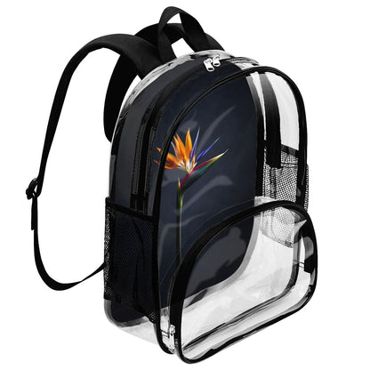 Bird of Paradise - Clear Backpack