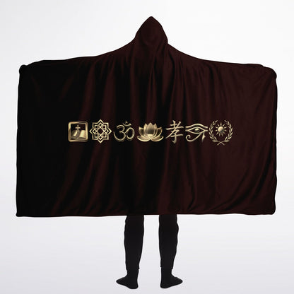Ancient Wisdom - Hooded Blanket (tinted)