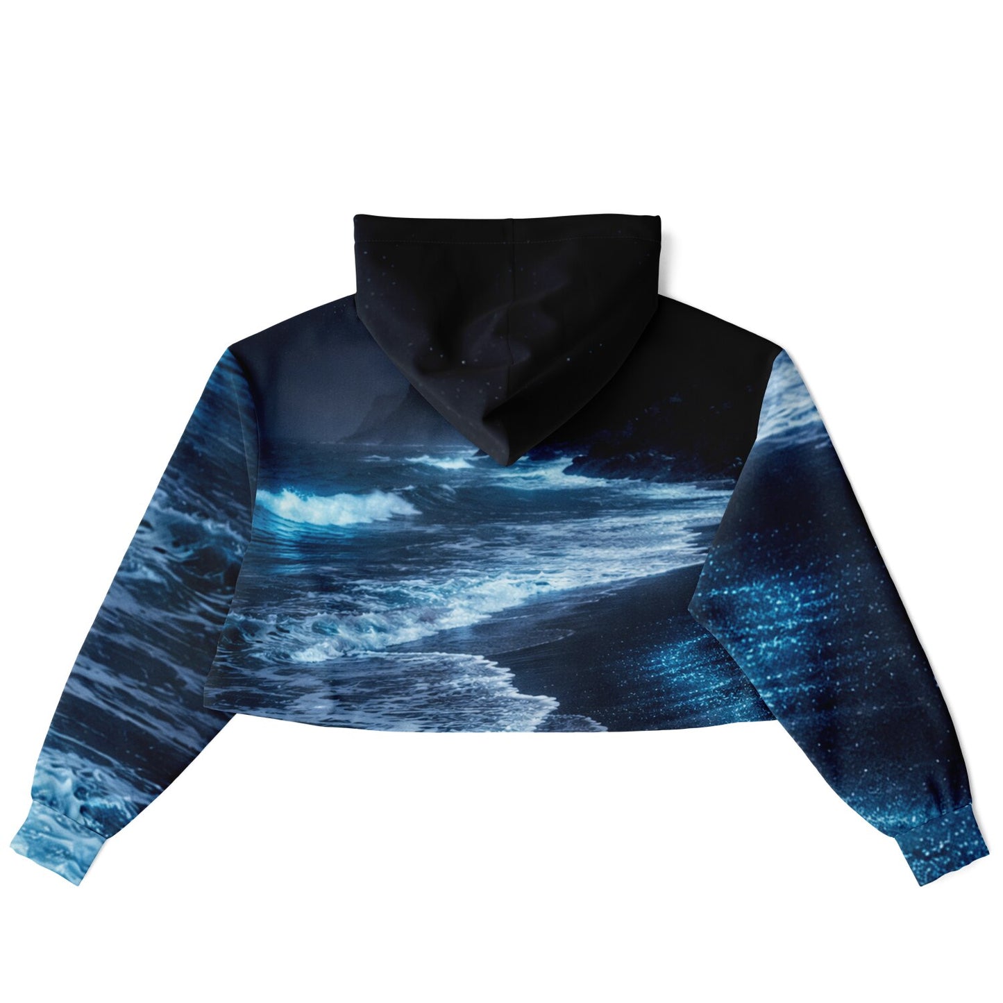 Lucent Tide - Crop Hoodie