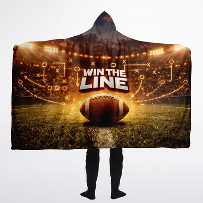Win the line - Hooded Blanket
