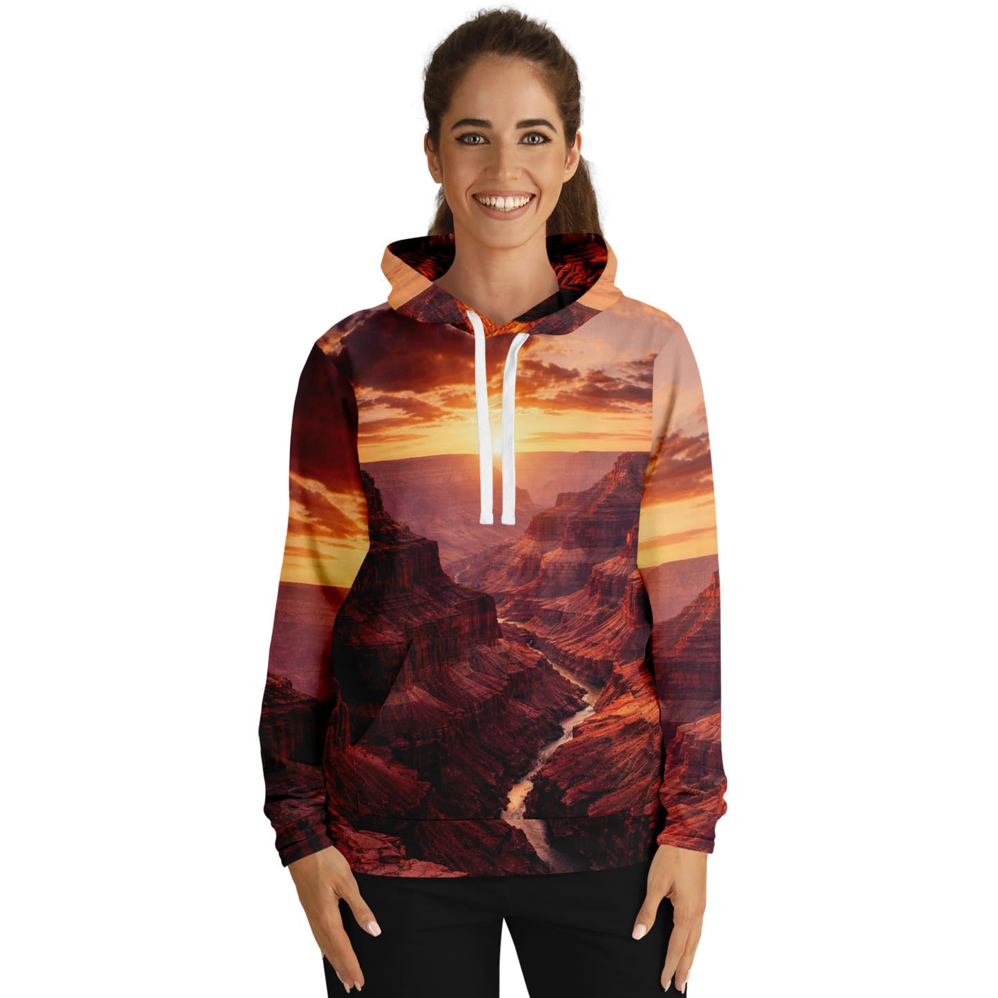 Iron Sunset - Athletic Hoodie