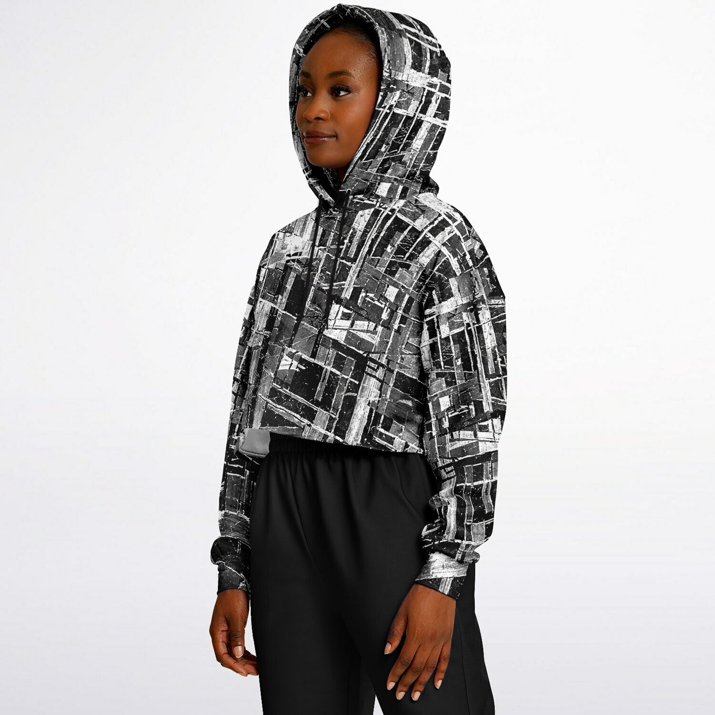 Meteorite Core - Crop Hoodie