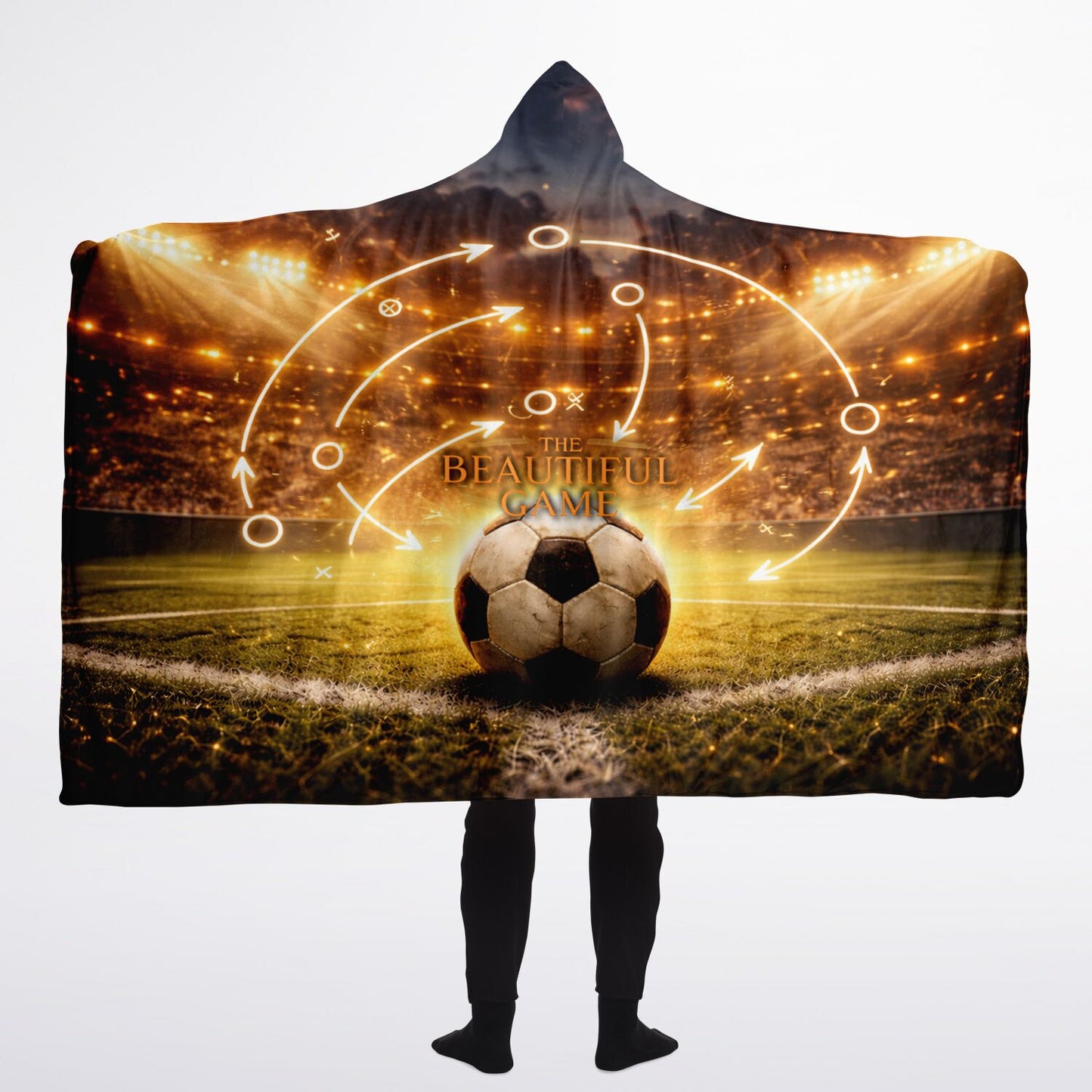 The Beautiful Game (soccer/fútbol) - Hooded Blanket