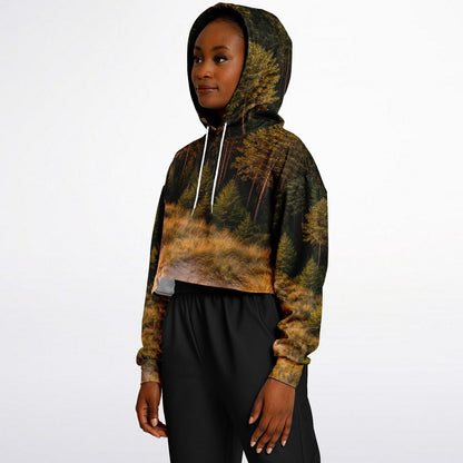 Dune Forest - Crop Hoodie