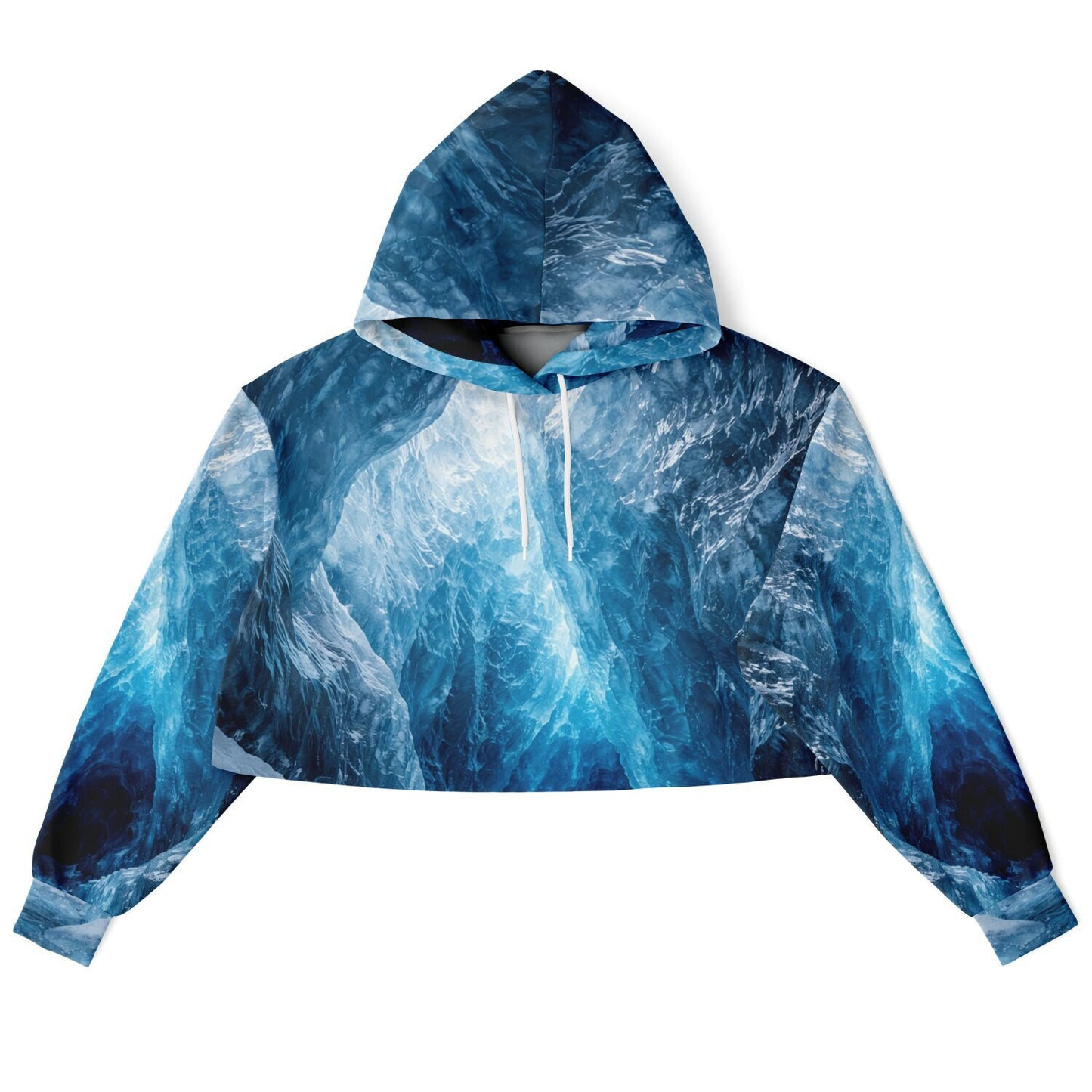 Glacial Core - Crop Hoodie