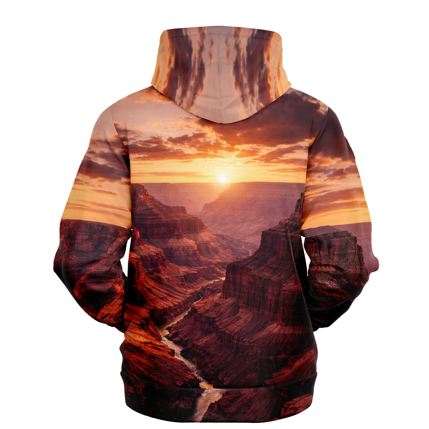 Iron Sunset - Athletic Hoodie