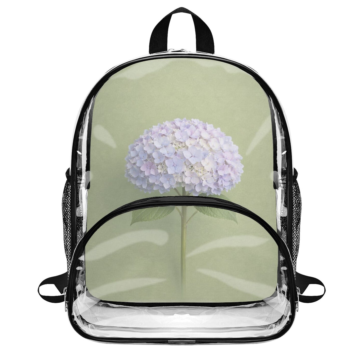 Hydrangea - Clear Backpack