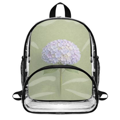 Hydrangea - Clear Backpack