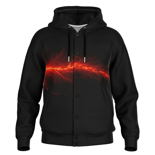 Plasma Flare - Button Hoodie