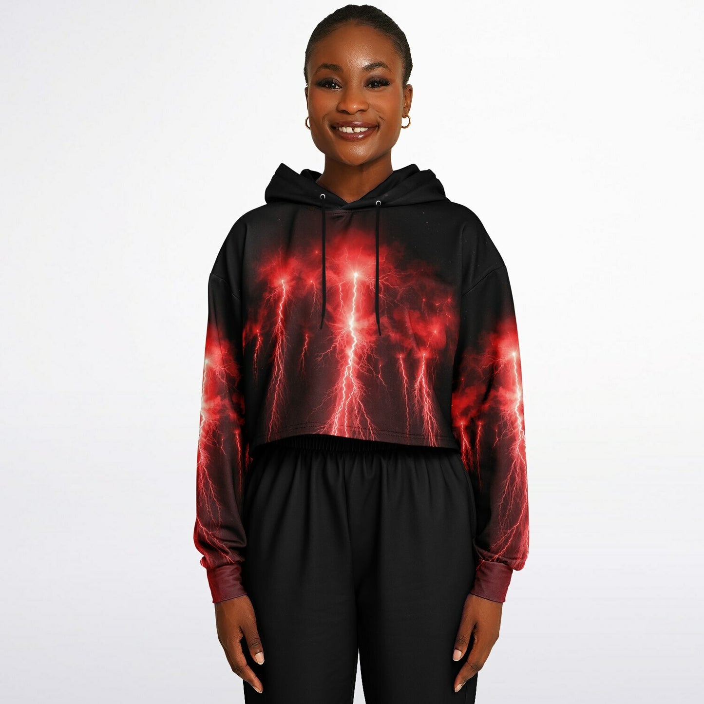 Lightning Sprites - Crop Hoodie