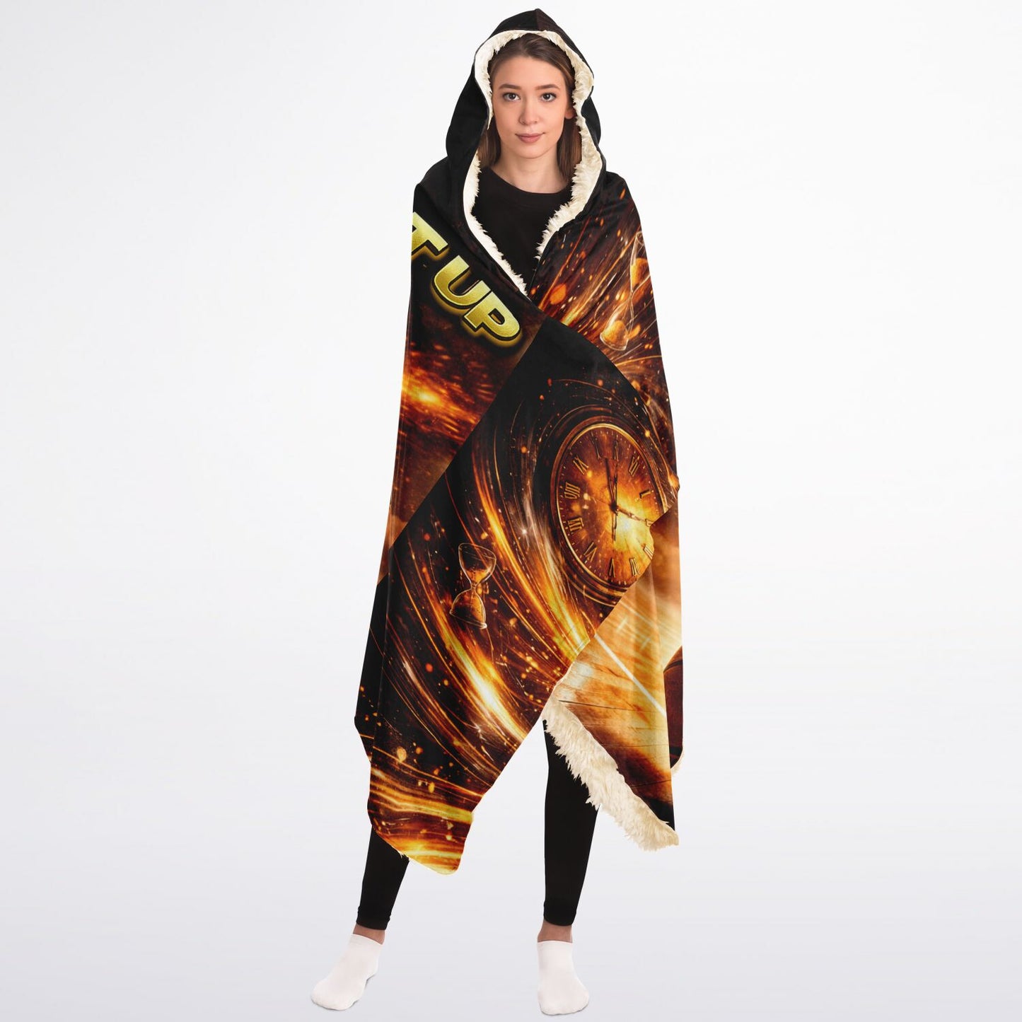 Time's not up - Hooded Blanket