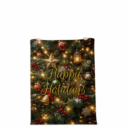 Happy Holidays - Premium Decoration Blanket